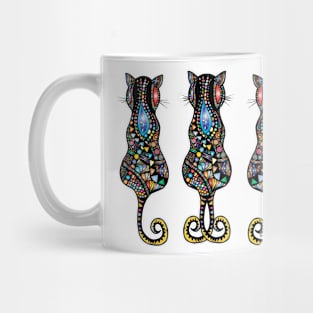 KITTY CAT COLORFUL FELINE ANIMAL Mug